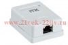 ITK Настенная инф. розетка RJ45 кат. 5E FTP 1-порт