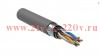 Кабель витая пара ITK F/UTP, кат.6 4х2х23AWG solid, серый [бухта 305м]