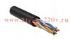 ITK Каб. в. п. U/UTP кат. 6 4x2х23AWG solid LSZH 305м чер.